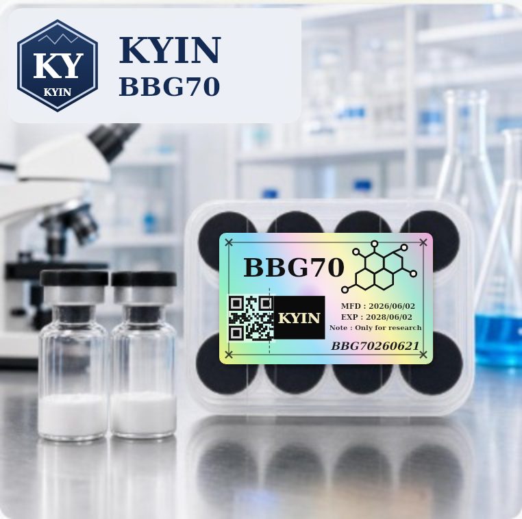 BBG70 (GLOW) TB-500 10mg + BPC-157 10mg + GHK-Cu 50mg